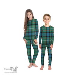 Scottish FERGUSON ANCIENT Clan Tartan Pyjama Family Set - Classic Scottish Plaid Tartan Plaid