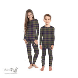 Scottish Taylor Weathered Clan Tartan Pyjama Family Set - Classic Scottish Plaid Tartan Plaid
