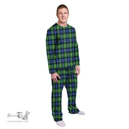 Scottish Gordon Old Ancient Clan Tartan Pyjama Family Set - Classic Scottish Plaid Tartan Plaid