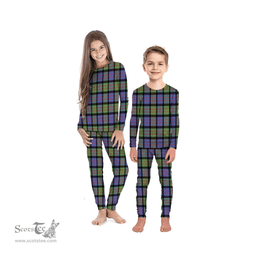 Scottish MacDonald Ancient Clan Tartan Pyjama Family Set - Classic Scottish Plaid Tartan Plaid