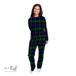 Scottish Calder Modern Clan Tartan Pyjama Family Set - Classic Scottish Plaid Tartan Plaid
