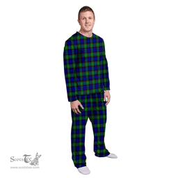 Scottish Sempill Modern Clan Tartan Pyjama Family Set - Classic Scottish Plaid Tartan Plaid