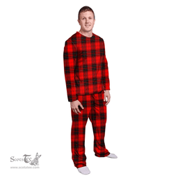 Scottish Wemyss Modern Clan Tartan Pyjama Family Set - Classic Scottish Plaid Tartan Plaid