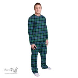 Scottish Campbell of Cawdor Ancient Clan Tartan Pyjama Family Set - Classic Scottish Plaid Tartan Plaid