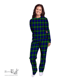 Scottish Sempill Modern Clan Tartan Pyjama Family Set - Classic Scottish Plaid Tartan Plaid