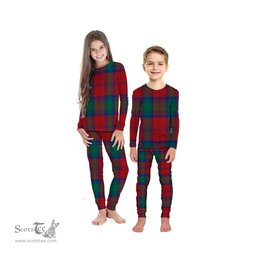 Scottish Fotheringham Modern Clan Tartan Pyjama Family Set - Classic Scottish Plaid Tartan Plaid