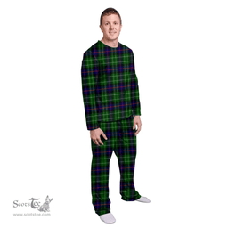 Scottish Leslie Hunting Clan Tartan Pyjama Family Set - Classic Scottish Plaid Tartan Plaid