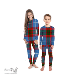 Scottish Skirving Clan Tartan Pyjama Family Set - Classic Scottish Plaid Tartan Plaid