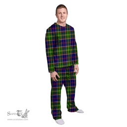 Scottish Whitefoord modern Clan Tartan Pyjama Family Set - Classic Scottish Plaid Tartan Plaid