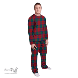 Scottish Lindsay Modern Clan Tartan Pyjama Family Set - Classic Scottish Plaid Tartan Plaid