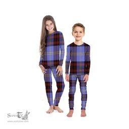 Scottish Rutherford Clan Tartan Pyjama Family Set - Classic Scottish Plaid Tartan Plaid