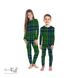 Scottish Dick (Personal) Clan Tartan Pyjama Family Set - Classic Scottish Plaid Tartan Plaid