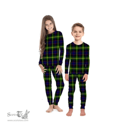 Scottish Watson Modern Clan Tartan Pyjama Family Set - Classic Scottish Plaid Tartan Plaid