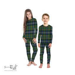 Scottish Cochrane Ancient Clan Tartan Pyjama Family Set - Classic Scottish Plaid Tartan Plaid