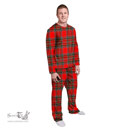 Scottish Binning Clan Tartan Pyjama Family Set - Classic Scottish Plaid Tartan Plaid