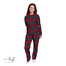 Scottish Lindsay Modern Clan Tartan Pyjama Family Set - Classic Scottish Plaid Tartan Plaid