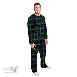 Scottish Sutherland Modern Clan Tartan Pyjama Family Set - Classic Scottish Plaid Tartan Plaid