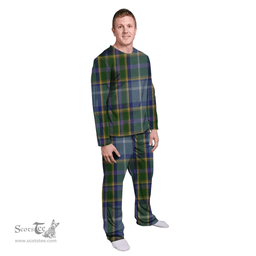 Scottish Manx Nation Clan Tartan Pyjama Family Set - Classic Scottish Plaid Tartan Plaid