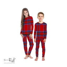 Scottish Rait Tartan Clan Tartan Pyjama Family Set - Classic Scottish Plaid Tartan Plaid