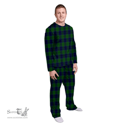 Scottish Keith Modern Clan Tartan Pyjama Family Set - Classic Scottish Plaid Tartan Plaid