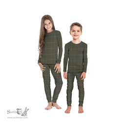 Scottish Haig Check Clan Tartan Pyjama Family Set - Classic Scottish Plaid Tartan Plaid