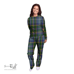 Scottish Manx Nation Clan Tartan Pyjama Family Set - Classic Scottish Plaid Tartan Plaid