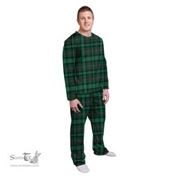 Scottish Ross Hunting Modern Clan Tartan Pyjama Family Set - Classic Scottish Plaid Tartan Plaid