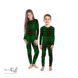 Scottish Orrock Clan Tartan Pyjama Family Set - Classic Scottish Plaid Tartan Plaid
