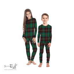Scottish Chisholm Hunting Ancient Clan Tartan Pyjama Family Set - Classic Scottish Plaid Tartan Plaid