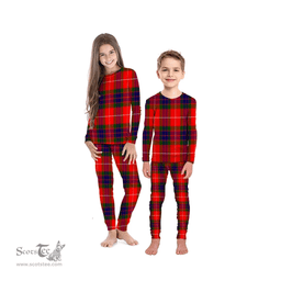 Scottish Fraser Modern Clan Tartan Pyjama Family Set - Classic Scottish Plaid Tartan Plaid