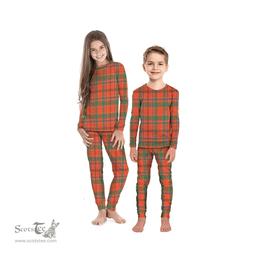 Scottish Munro Ancient Clan Tartan Pyjama Family Set - Classic Scottish Plaid Tartan Plaid