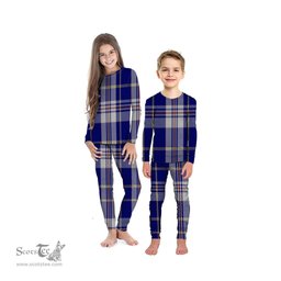 Scottish Presley Clan Tartan Pyjama Family Set - Classic Scottish Plaid Tartan Plaid