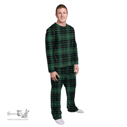 Scottish MacAulay Hunting Ancient Clan Tartan Pyjama Family Set - Classic Scottish Plaid Tartan Plaid
