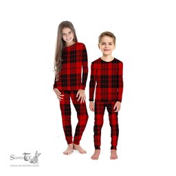 Scottish MacLeod of Raasay Clan Tartan Pyjama Family Set - Classic Scottish Plaid Tartan Plaid