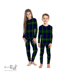 Scottish MacEwan Clan Tartan Pyjama Family Set - Classic Scottish Plaid Tartan Plaid