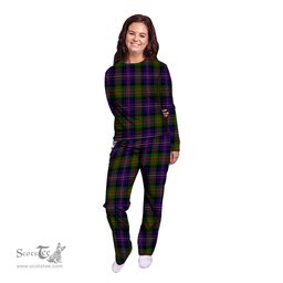 Scottish Cameron of Erracht Modern Clan Tartan Pyjama Family Set - Classic Scottish Plaid Tartan Plaid