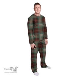 Scottish Scott Brown Ancient Clan Tartan Pyjama Family Set - Classic Scottish Plaid Tartan Plaid