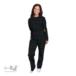 Scottish Murray of Atholl Modern Clan Tartan Pyjama Family Set - Classic Scottish Plaid Tartan Plaid