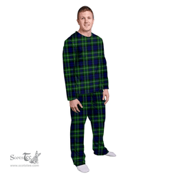 Scottish MacNeil of Colonsay Modern Clan Tartan Pyjama Family Set - Classic Scottish Plaid Tartan Plaid