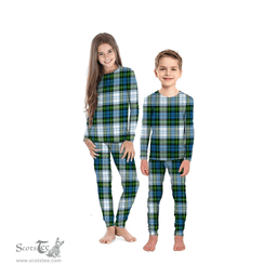 Scottish Campbell Dress Clan Tartan Pyjama Family Set - Classic Scottish Plaid Tartan Plaid