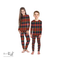 Scottish MacDuff Ancient Clan Tartan Pyjama Family Set - Classic Scottish Plaid Tartan Plaid