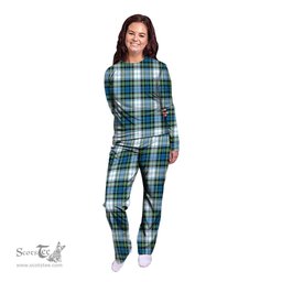 Scottish Campbell Dress Ancient Clan Tartan Pyjama Family Set - Classic Scottish Plaid Tartan Plaid