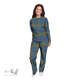 Scottish Stewart of Appin Hunting Ancient Clan Tartan Pyjama Family Set - Classic Scottish Plaid Tartan Plaid