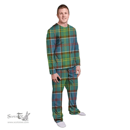 Scottish Colville district Clan Tartan Pyjama Family Set - Classic Scottish Plaid Tartan Plaid