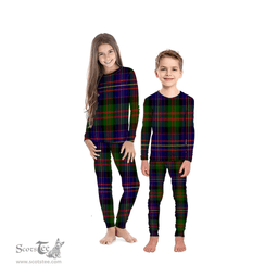 Scottish Chalmers Modern Clan Tartan Pyjama Family Set - Classic Scottish Plaid Tartan Plaid