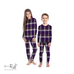 Scottish MacDonald Dress Modern Clan Tartan Pyjama Family Set - Classic Scottish Plaid Tartan Plaid