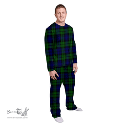 Scottish Bannatyne Clan Tartan Pyjama Family Set - Classic Scottish Plaid Tartan Plaid