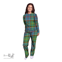 Scottish Colville district Clan Tartan Pyjama Family Set - Classic Scottish Plaid Tartan Plaid