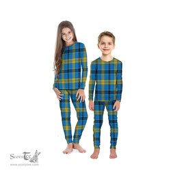 Scottish Laing Clan Tartan Pyjama Family Set - Classic Scottish Plaid Tartan Plaid