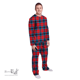 Scottish MacTavish Modern Clan Tartan Pyjama Family Set - Classic Scottish Plaid Tartan Plaid